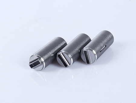 Data cable cylindrical brushed aluminum shell